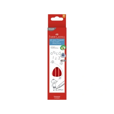 Bild av Faber Castell Blyertspenna, Grip, HB stift, triangelformad pennkropp med grepp 12/fp