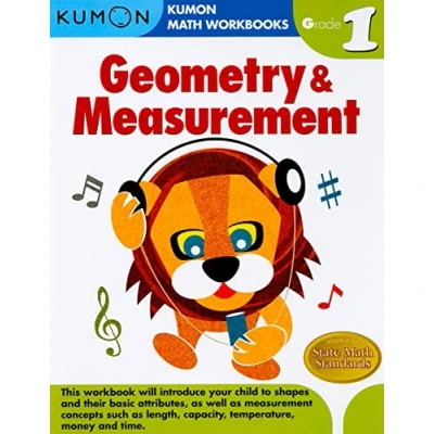 Bild av Grade 1 Geometry &amp; Measurement (Kumon Math Workbooks)