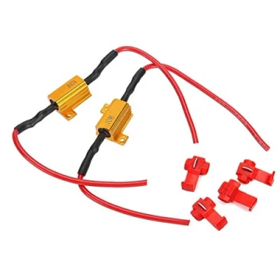 Bild av CARALL CL5002 Motstånd 10 W 15 ohm filter för LED lampa T10 T11 W5W C5W C10W Ingen felindikator positionsljus och registreringsskylt 2 delar