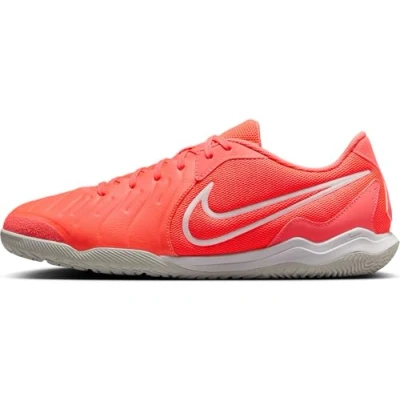 Bild av Nike Performance Tiempo Legend 10 Academy Fotbollsskor inomhusskor, Storlek: 38.5, Hot lava/white Skinnimitation/textil