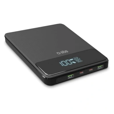 Bild av SBS TTBB20000PD100W, 20000 mAh, Adaptive Fast Charging, Svart