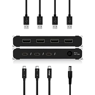 Bild av CalDigit 500931 USB Nav, Svart, 17.5 x 13.6 8.4 cm