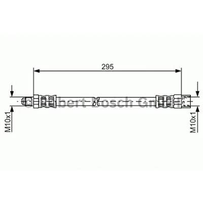 Bild av Bromsslang Bosch 1 987 481 015
