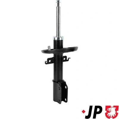 Bild av JP GROUP 4342102600 Amortisseur Essieu avant Pression de gaz Système bitube Jambe suspension Goujon en haut RENAULT: GRAND SCENIC 3, 3