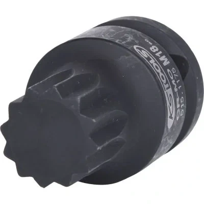 Bild av KS TOOLS 515.1175 Douille à choc 45 M18 12,5 (1/2&quot;) Polygone intérieur, extérieur
