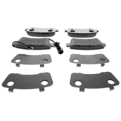 Bild av VAICO V40 0687 Jeu de plaquettes frein Q+, Première Monte Essieu arrière contact signal d&#039;usure inclus RENAULT: MASTER 3 Kasten,