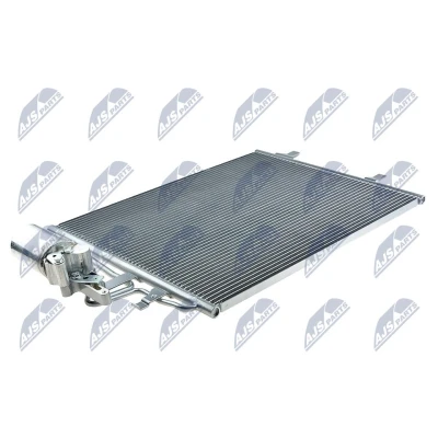 Bild av NTY CCS VV 002 Condenseur De Clim avec déshydrateur Aluminium 620 VOLVO: XC60 I, S80 II, S60 II