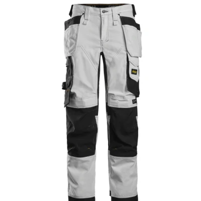 Bild av Snickers Workwear 6247 AllroundWork Arbetsbyxa Vit/Svart