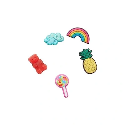 Bild av Jibbitz skokontakter set om 5 Anpassa dina Crocs med Jibbitz, Glad godis, One Size