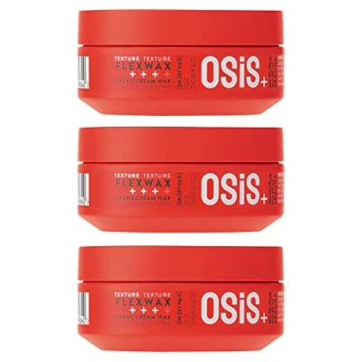 Bild av Schwarzkopf Professional OSIS+ set med 3 Flexwax 85 ml Ultimat krämvax
