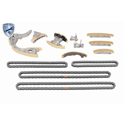 Bild av VAICO V10 10027 BEK Jeu de distribution à chaînes pour arbre cames Chaîne fermée, Simplex AUDI: Q7, A5 B8 Coupe, A6 C6 Avant, VOLKSWAGEN: Touareg II