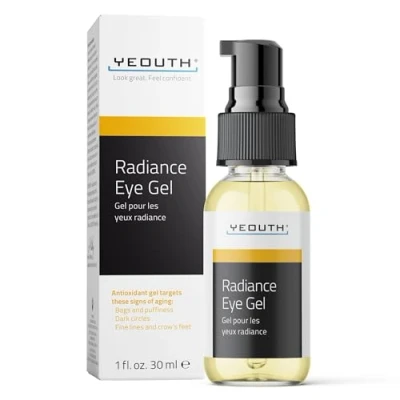 Bild av YEOUTH Anti Aging Ögongel med Hyaluronsyra, Återfuktande Under Ögonkräm för Mörka Cirklar och Puffinitet, Väskor, Rynkor, Män Kvinnor 30ml