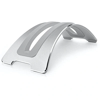 Bild av Tolv South BookArc för MacBook Utrymmesbesparande vertikalt stativ att organisera arbete och hemmakontor Apple MacBooks, *Nu kompatibel med M1 MacBooks* (silver)