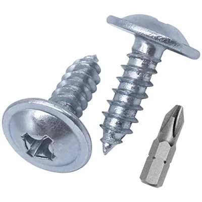 Bild av Marcopol (paket med 100 st) zinkpläterat stål 4,2 x 13 mm träskruvar, metallskruvar, stjärnskruvmejsel modifierad sockelhuvud, självgängande (100, mm)