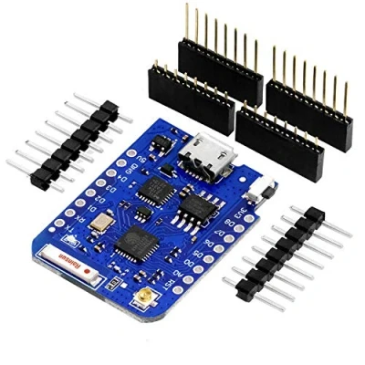 Bild av AZDelivery D1 Mini Pro ESP8266 ESP 8266EX CP2104 WIFI Entwicklung Board kompatibel med Arduino inklusive E Book!