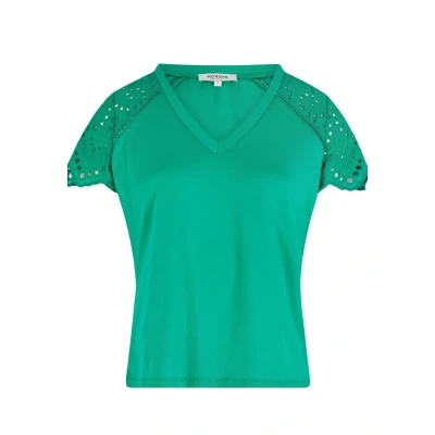 Bild av Morgan Shortsleeved Tshirt med print, Storlek: Medium, Vert émeraude