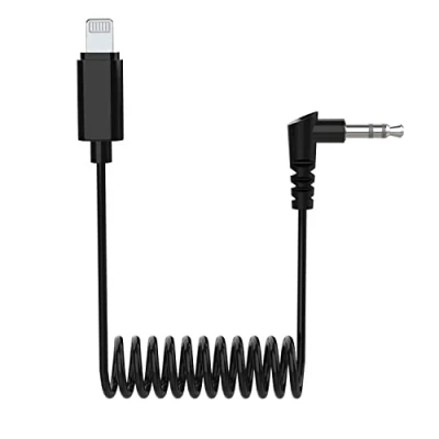 Bild av Hollyland Lightning till 3,5 mm adapter, MFi certifierad, för Lark M1/150 trådlös Lavalier mikrofon, kompatibel med iPhone 13 12 11 Pro Max