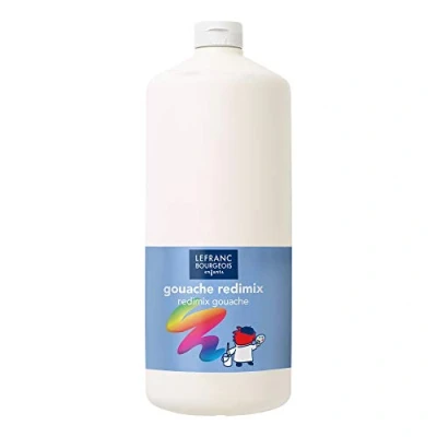 Bild av Lefranc Bourgeois 188052 Gouache, vit, 2 L, 1 st