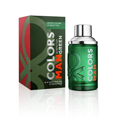 Bild av Benetton, Colors Green Man Edt Vapo 100 Ml, Doft, Mångfärgad, U,