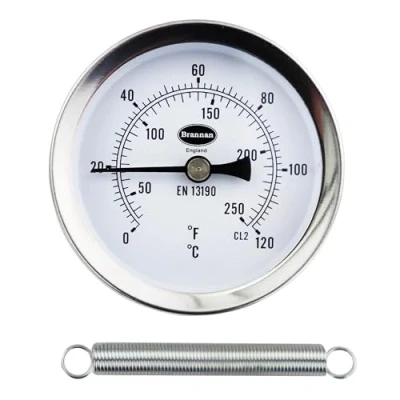 Bild av Brannan Rörtermometer med klämma radiatorbalanserande termometer för varmvattenrör och kylare
