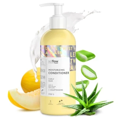 Bild av So!Flow Locknäring Balsam med Linfrö &amp; Citrusextrakt Upptäck Hemligheten till Perfekta Lockar en Formel Rik på Proteiner och Essentiella Oljor