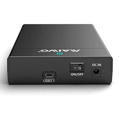 Bild av Maiwo K3568G2 USB 3.1 GEN1 5Gbps Extern Lagringskabinett för 1st 3.5 SATA HDD upp till 8TB med Stöd UASP Kabel Ingår