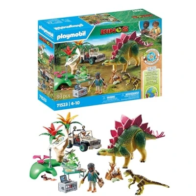 Bild av PLAYMOBIL dinos Forskningsläger med 71523