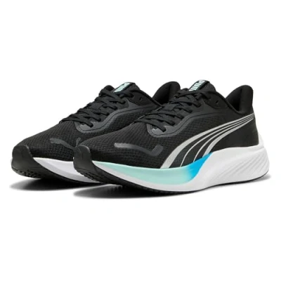 Bild av Puma Unisex Pounce Lite löparsko, Black Mint Melt Speed Blue, 35.5 EU