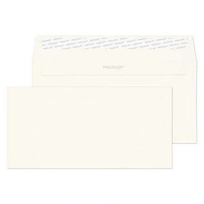 Bild av Blake Business DL 110 x 220 mm 120 gsm plånboksfodral kuvert (35254) högvit väv förpackning med 25