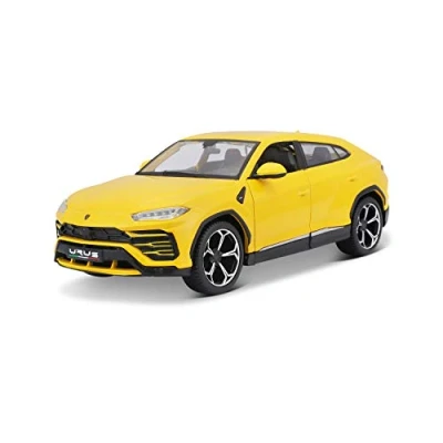 Bild av Bauer Spielwaren Maisto Lamborghini Urus: Modellbil i skala 1:24, dörrar att öppna, 20 cm, gul (531519Y)