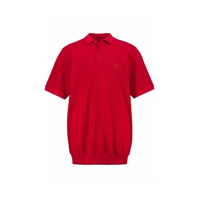 Bild av JP 1880 herrstora storlekar, överdimensionerade herrkläder, L 8XL, pikétröja, basic, magpassform, piké, XXL till 10XL 712617, Salsa, 3XL