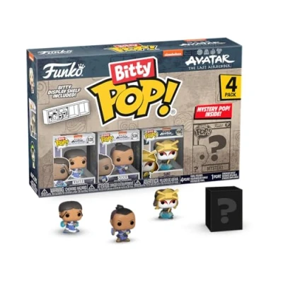 Bild av Funko Bitty POP! Avatar: the Last Airbenderoch A Surprise Mystery Minifigur 2,2 cm (0,9 tum) Samlingsbar Stapelbar displayhylla ingår Presentidé Partypåsar Strumpa Cake Topper