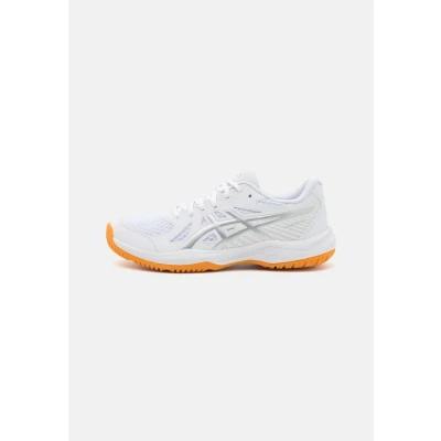 Bild av Asics Upcourt 6 All court tennisskor, Storlek: 38, White/blue coast Skinnimitation/textil