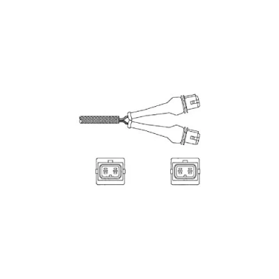 Bild av DELPHI ES20229 12B1 Sonde lambda planaire, chauffé PEUGEOT: 106 I 3/5 portes, 306 Berline, CITROËN: AX, ZX portes