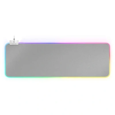 Bild av Mars Gaming MMPRGB2S, XXL musmatta, RGB 12 lägen, 2 USB 2.0, vit silver