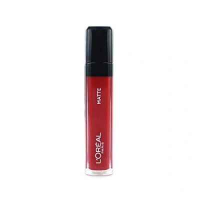 Bild av L&#039;Oréal Paris L&#039;Oreal läppar makeup Le Gloss Matte, 402 forgive my sin/läppglans för fulla och välskötta upp till 5 h, 1 pack