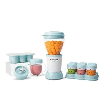 Bild av nutribullet Baby blender, elektrisk tillbehör för små barn, 946ml BPA fri skål med lock, 200 watt effekt, NBY100
