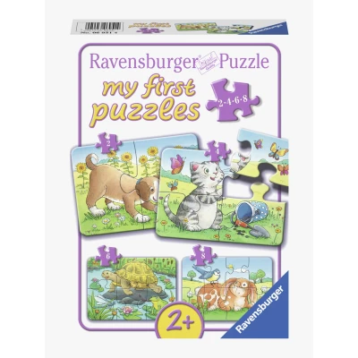 Bild av Ravensburger Pussel Söta Djur 2, 4, 6 &amp; 8 Bitar