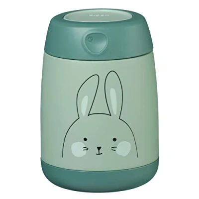 Bild av Isolerad matlåda i rostfritt stål, 210 ml So Bunny grön