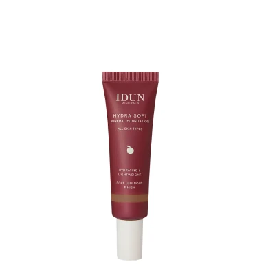 Bild av IDUN Minerals Hydra Soft Mineral Foundation Hilda Medium brown neutral 30 ml