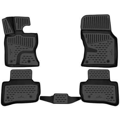 Bild av WALSER 75389 Set med golvmatta TPE (termoelastisk elastomer) svart LAND ROVER: Range Rover Velar (L560) 2.0 P300 Si4 4x4, 3.0 P340 SCV6 4x4