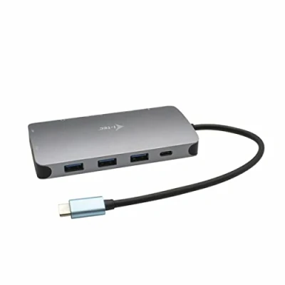 Bild av I Tec USB C Metal Nano Dock HDMI/VGA with LAN + Power Delivery 100 W