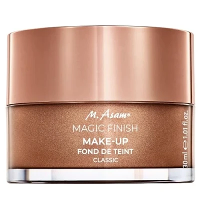Bild av M. Asam MAGIC FINISH Makeup Mousse Deep Skin (30 ml) 4 i 1: Primer, pulver, concealer &amp; Makeup, döljer mörka ringar, rodnad och rynkor, matt hy för mörkare hud, vegansk skönhet