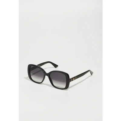 Bild av GUCCI Womens GG0762S solglasögon svart grå, 56, svart, 56 18 145