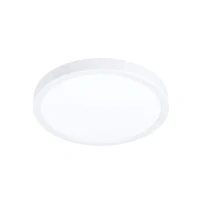 Bild av EGLO connect.z Smart Home LED belysning för badrum Fueva Z, Ø 28,5 cm, ZigBee, app och röststyrning, ljusfärg justerbar, dimbar, aluminium, utanpåliggande lampa vit, IP44