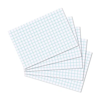 Bild av herlitz kartikkort, DIN A8, kardigerad, vit 4008110239644