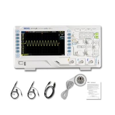 Bild av RIGOL DS1102Z E Digitalt Oskilloskop, 100 MHz Bandbredd, 2 Analoga Kanaler, 24 Mpts Minnesdjup, 1 G Sa/s Samplingsfrekvens, Gratis Trigger och Avkodningsfunktioner, 3 Års Garanti