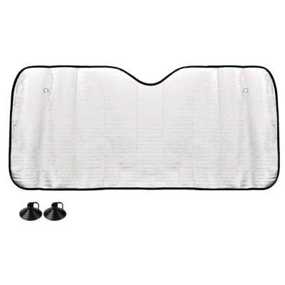 Bild av AMiO 01535 Pare soleil vitre automobile argent PE (polyéthylène) 1