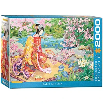 Bild av Eurographics Puzzle Claude Monet THE ARTIST&#039;S Garden 2000 TE Pussel för barn, Storlek: One Size, Multi coloured
