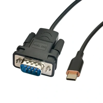 Bild av DSD TECH SH RS232M USB C till RS232 DB9 seriell kabel med FTDI chip för Windows Linux Mac